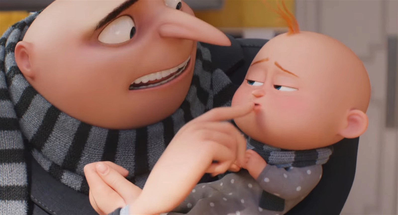 The first look of Gru Jr.
