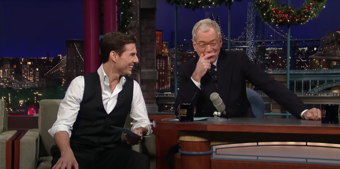Tom Cruise on Late Show with David Letterman