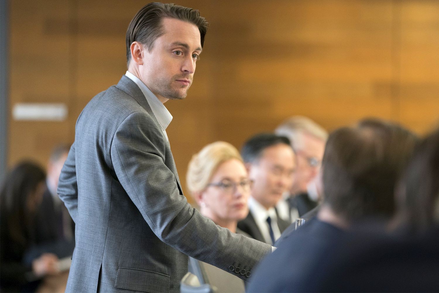 A still from Succession