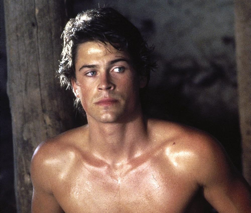 Young Rob Lowe in Youngblood (1986)