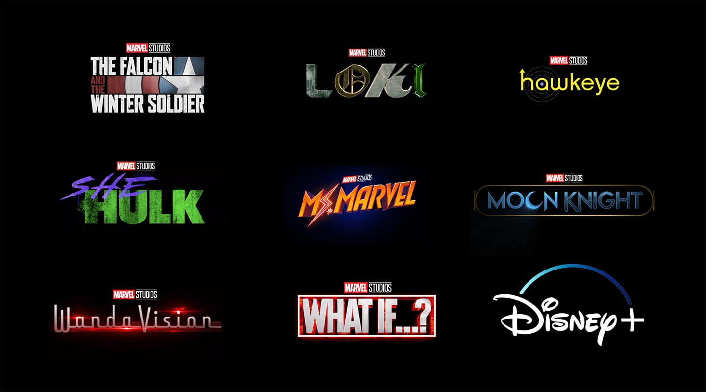 Marvel shows on Disney+