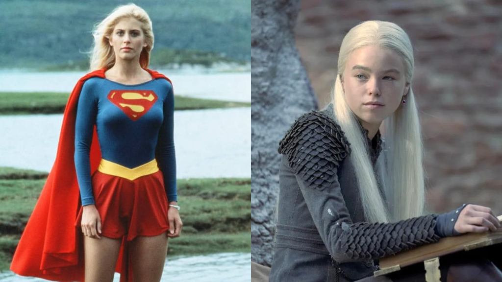 Helen Slater and Milly Alcock 