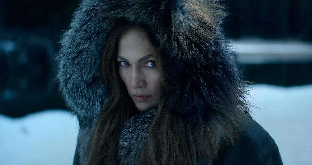 Jennifer Lopez looking menacingly in this scene