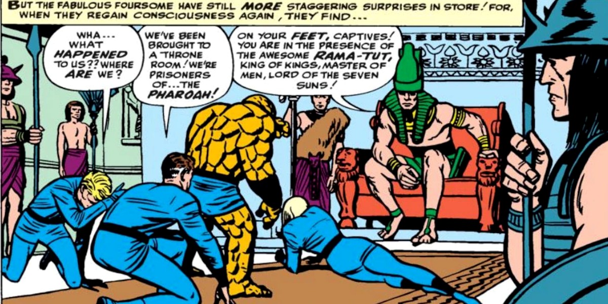 Rama-Tut enslaves the Fantastic Four