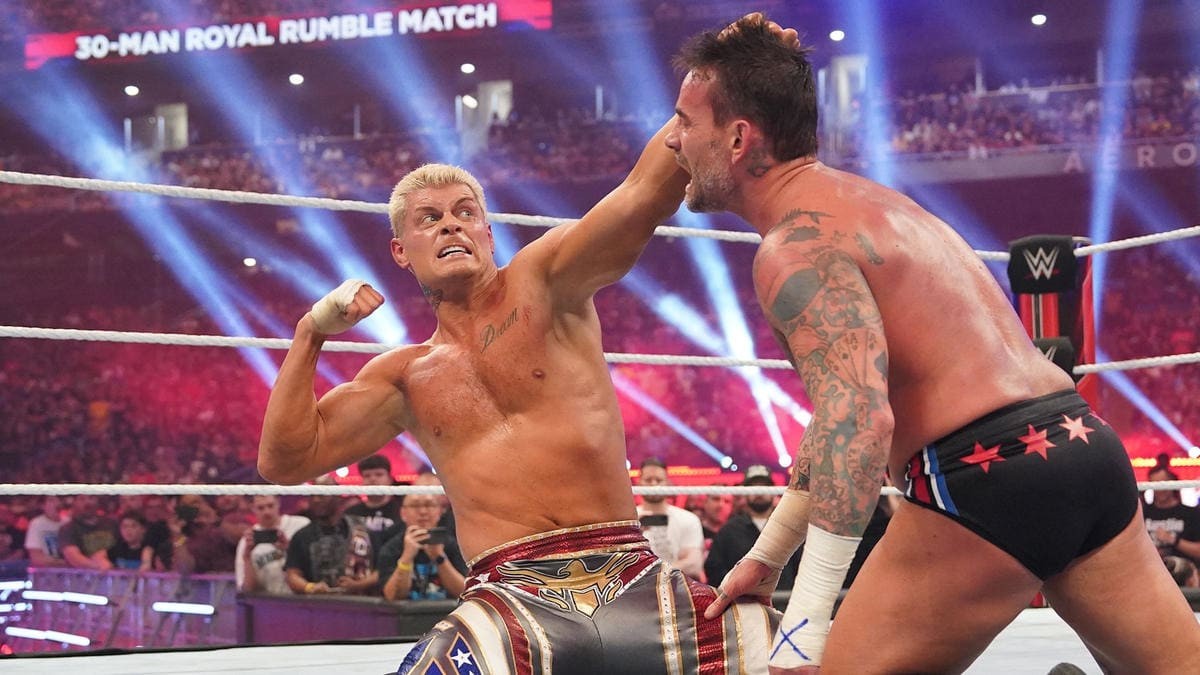 Cody Rhodes eliminated CM Punk to win the Royal Rumble