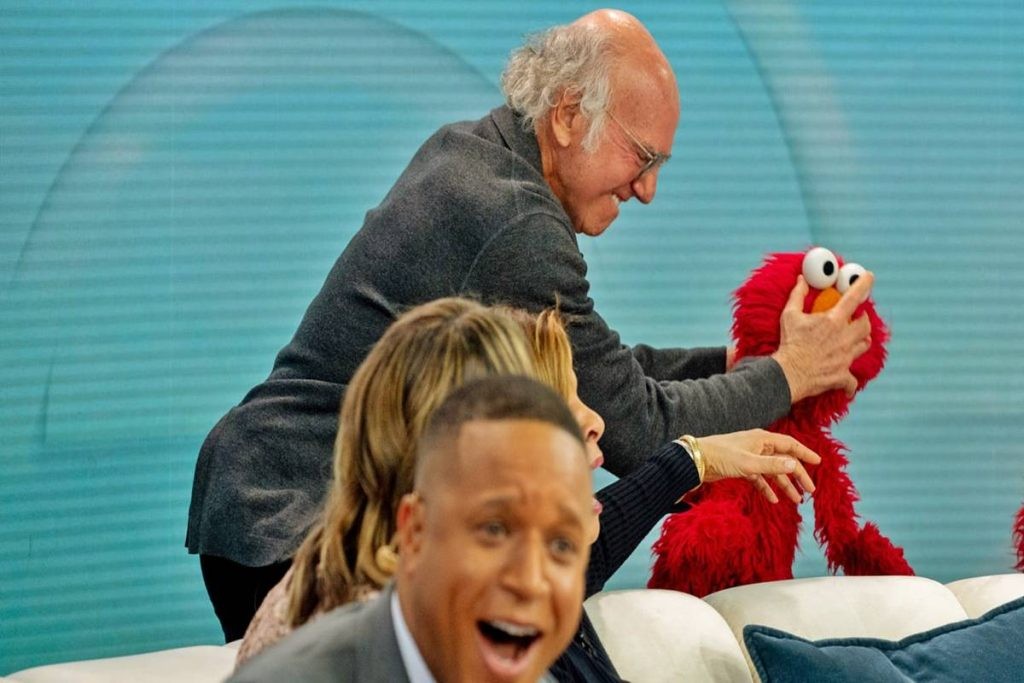 Larry David Attacking Elmo on the Today Show