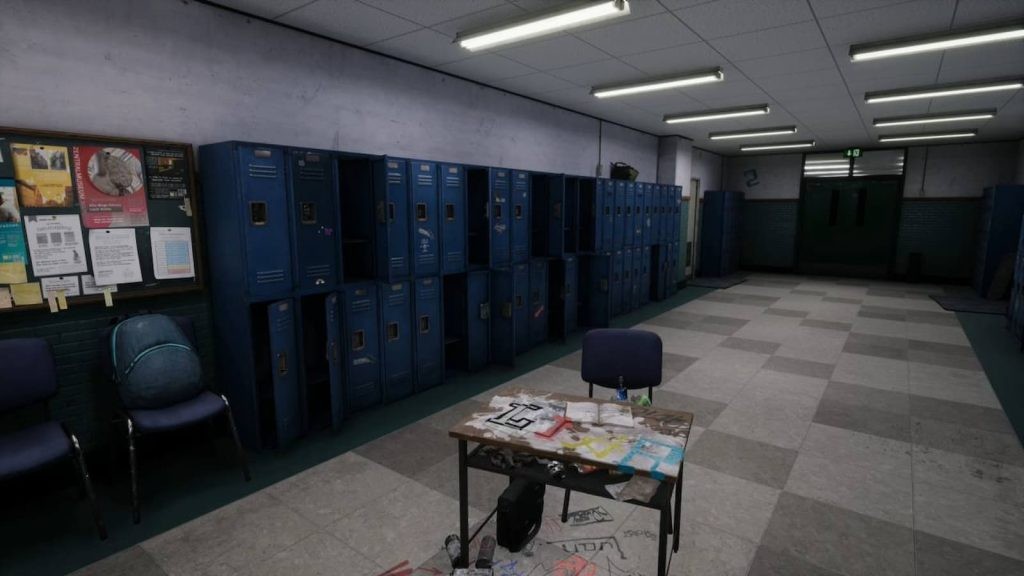 Players need to find a code and combination to solve the puzzle and open the locker. 