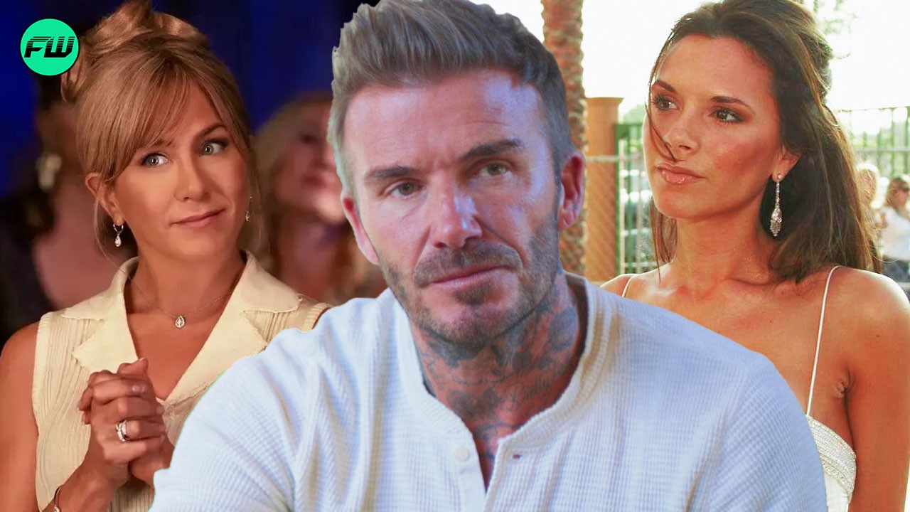 David Beckham Hilariously Recreates Viral Meme With Victoria Beckham For Their 2024 Super Bowl Ad With Jennifer Aniston