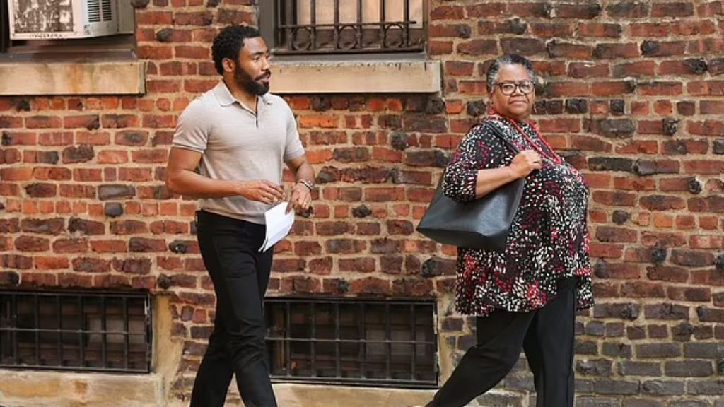 Donald Glover with mother Beverly Glover 