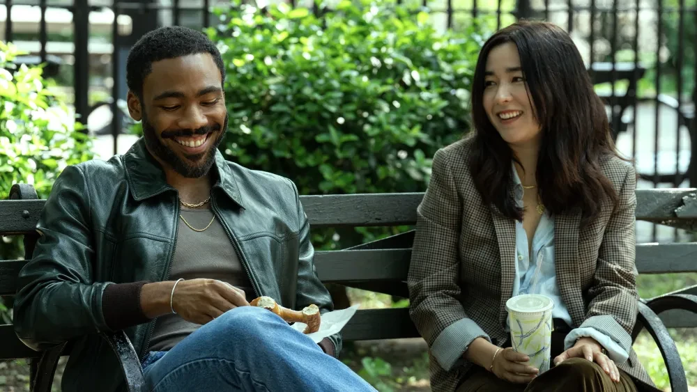 Donald Glover and Maya Erskine in and as Mr. & Mrs. Smith