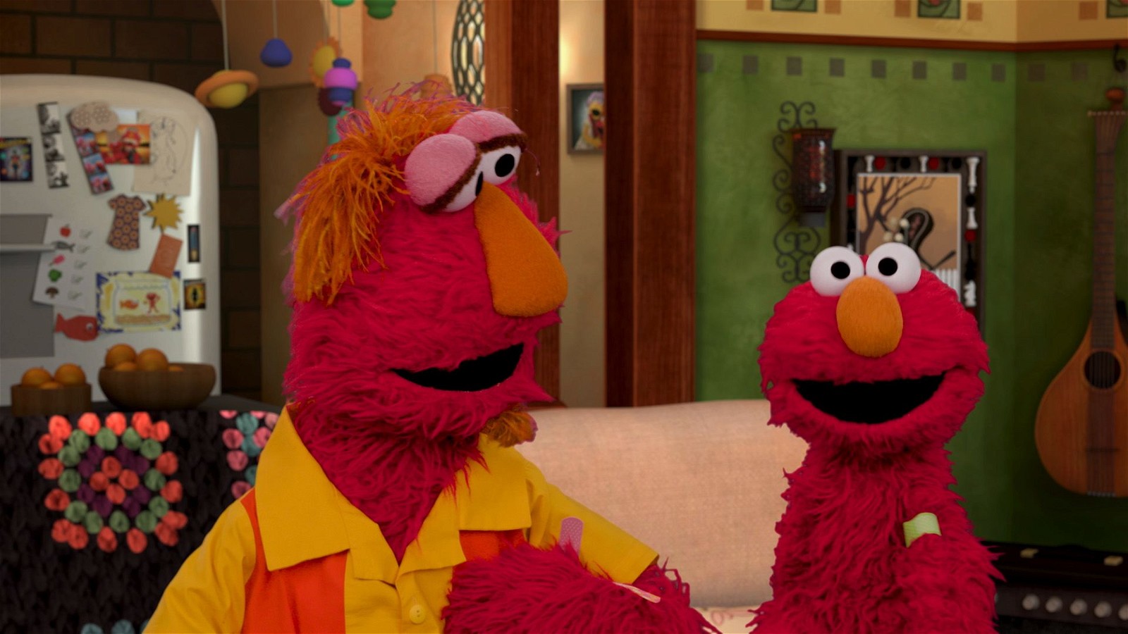 Elmo and his dad