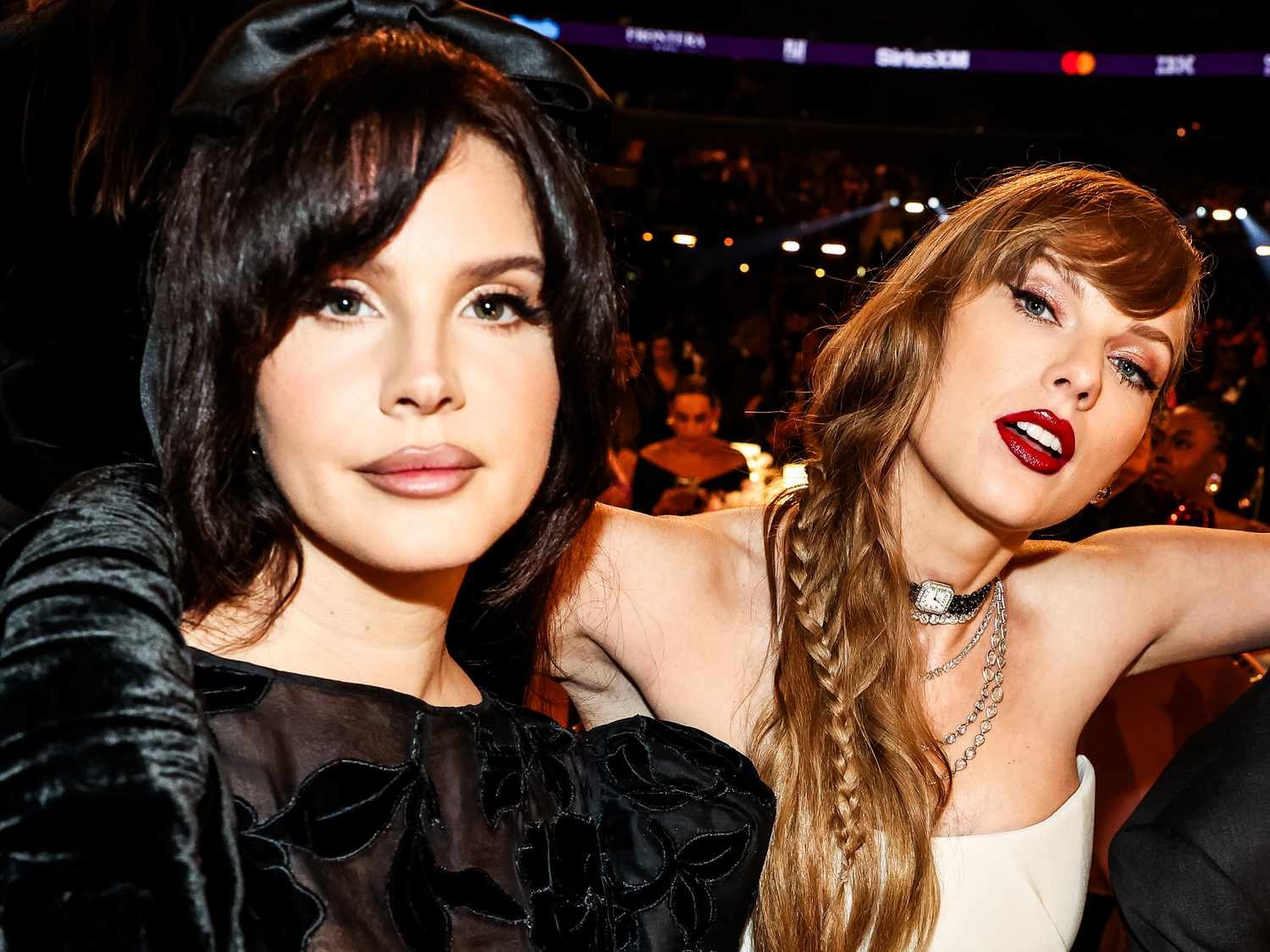 Taylor Swift and Lana Del Rey at 66th Grammy Awards