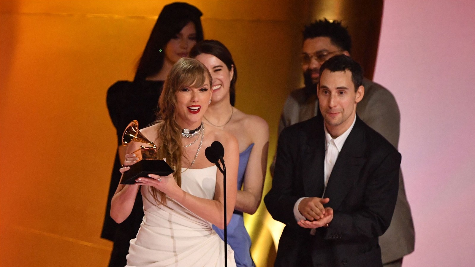 Taylor Swift accepts award for Album of the Year