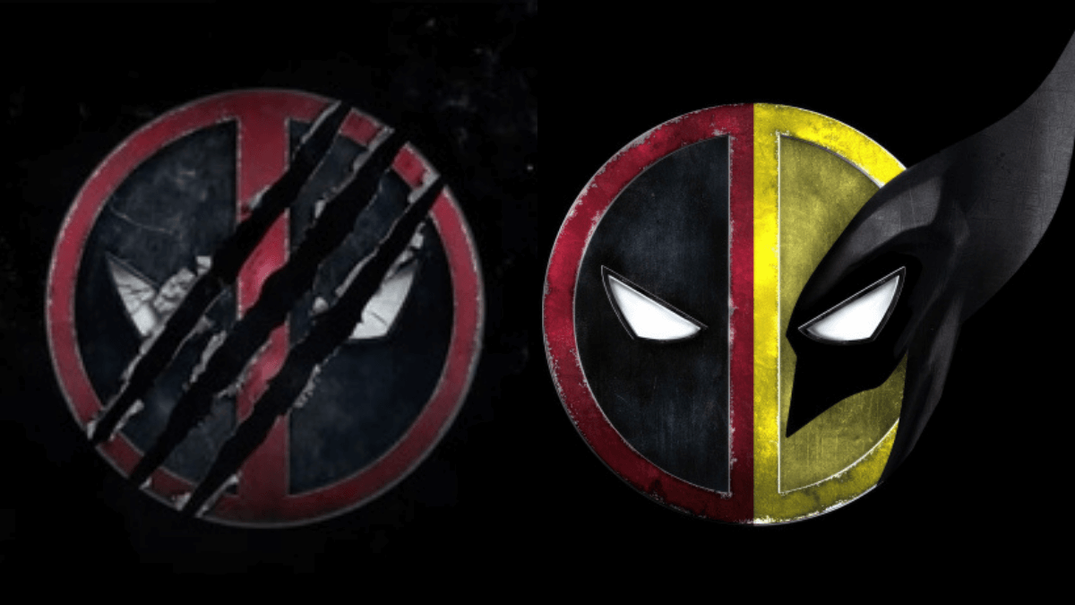 The original logo and the new unofficial logo of Deadpool 3