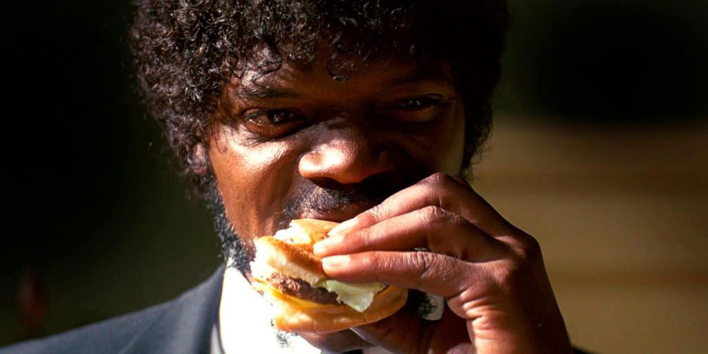 Samuel L. Jackson as Jules Winnfield in Pulp Fiction