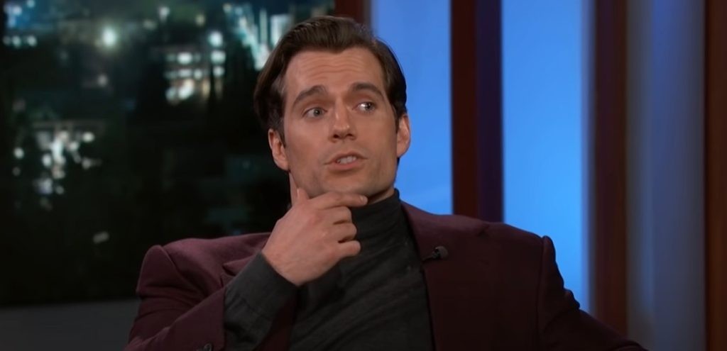 Henry Cavill talked about his passion project. Photo Credit: Jimmy Kimmel Live