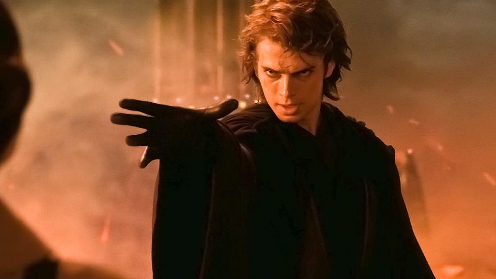 Hayden Christensen as Anakin Skywalker in the Star Wars franchise