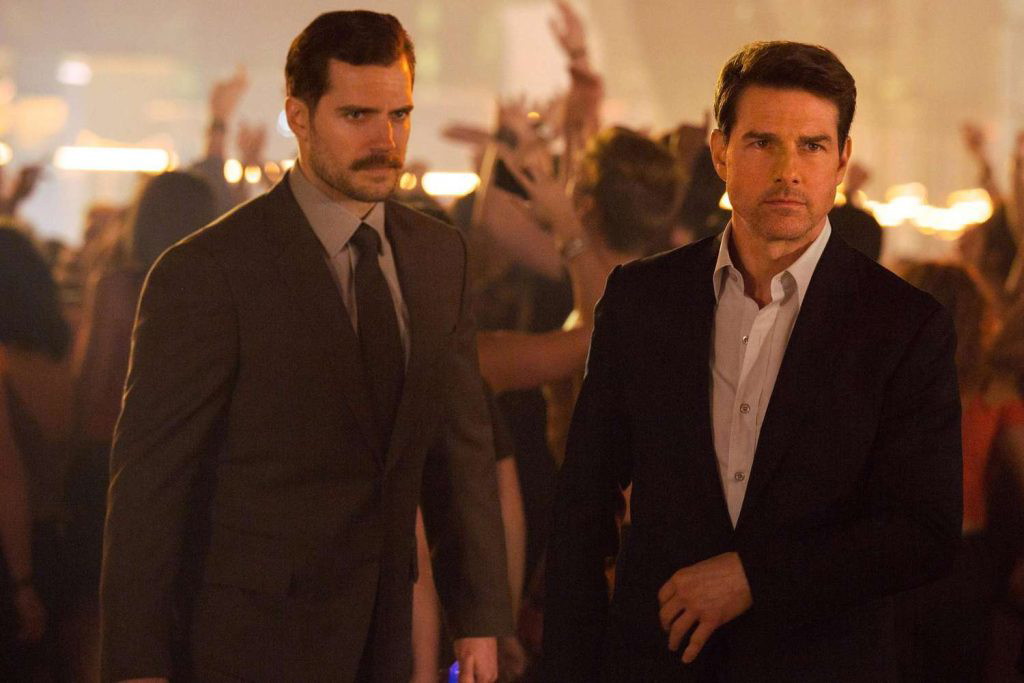 Henry Cavill and Tom Cruise in Mission: Impossible Fallout