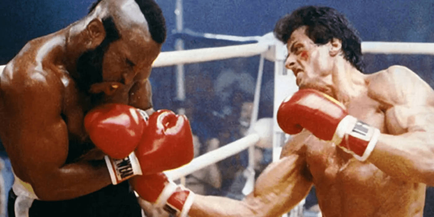 Sylvester Stallone's Rocky vs Mr. T's Clubber Lang in Rocky III