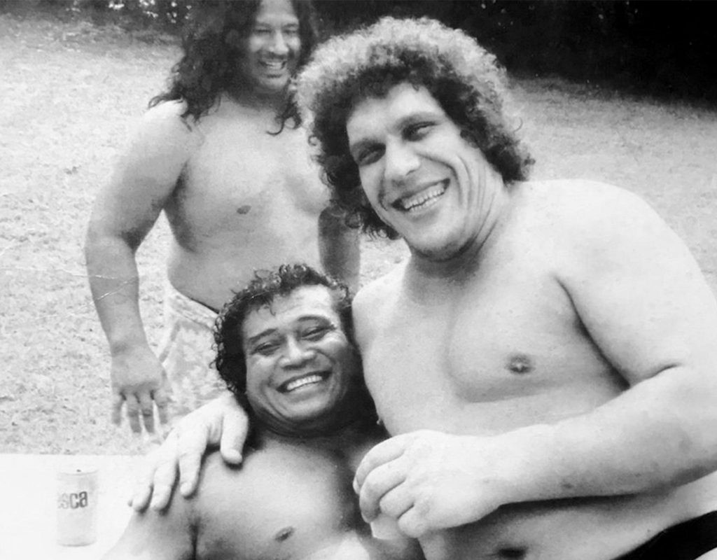 Andre The Giant and Peter Maivia 