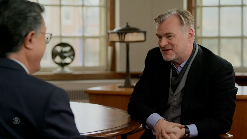 Christopher Nolan in an interview with Stephen Colbert