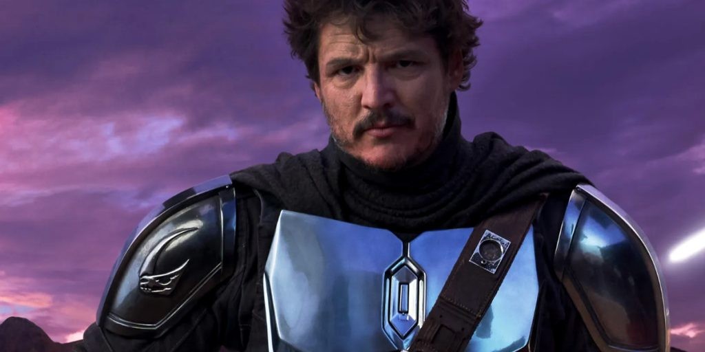 Pedro Pascal as the eponymous character in The Mandalorian