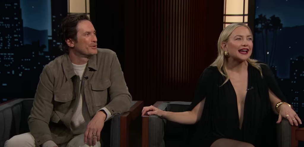 Oliver Hudson and Kate Hudson on Jimmy Kimmel Live!
