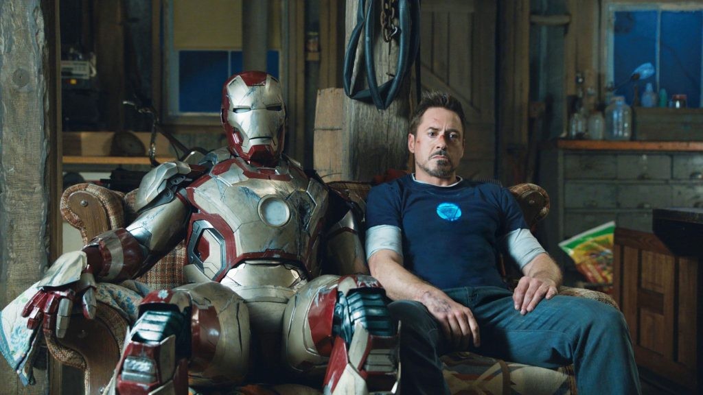 Robert Downey Jr. in a still from Iron Man 3