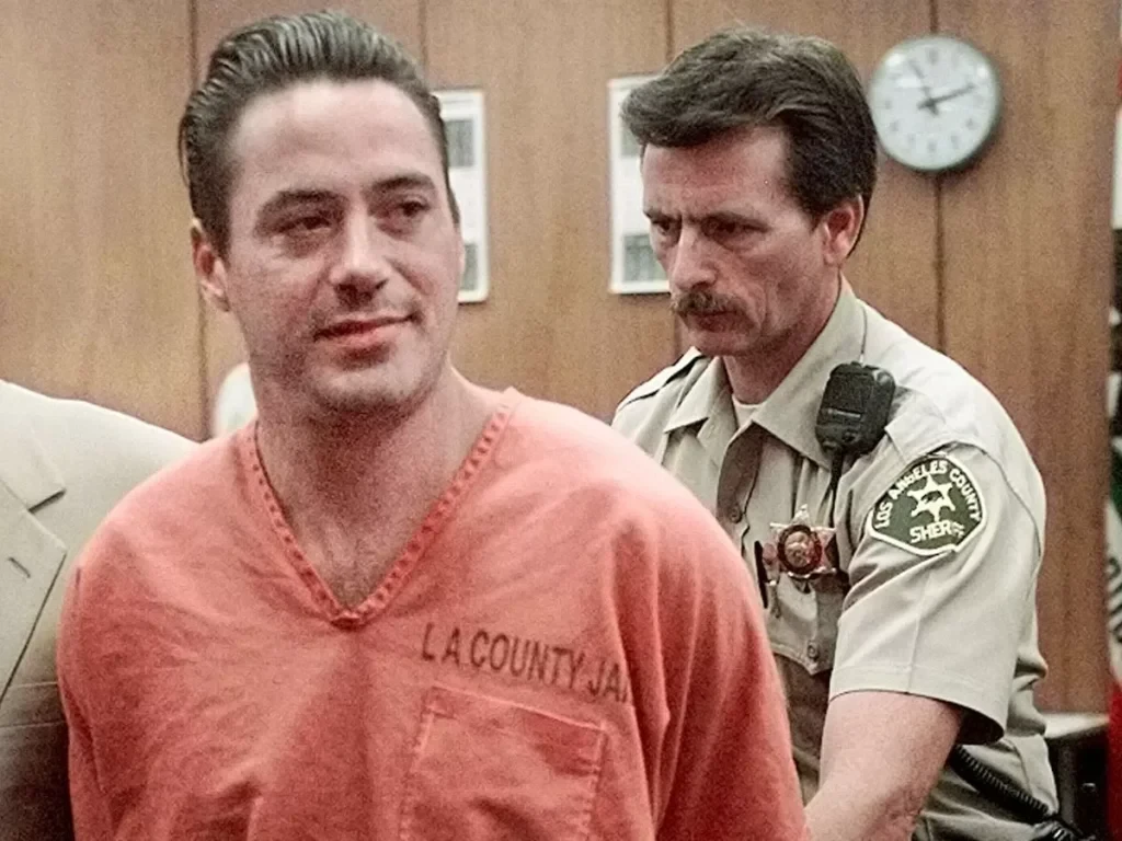 Robert Downey Jr. on trial. 