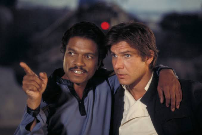 Billy Dee Williams and Harrison Ford from Star Wars: Episode V—The Empire Strikes Back
