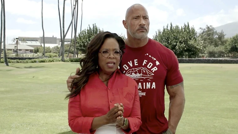 Dwayne Johnson and Oprah Winfrey launched the People's Fund of Maui