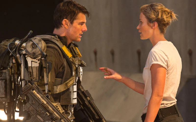 Tom Cruise and Emily Blunt in Edge Of Tomorrow