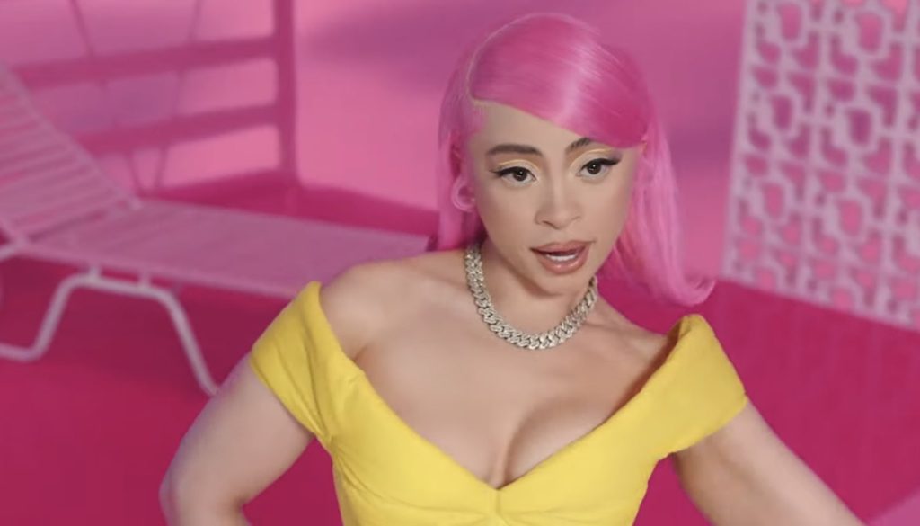 Ice Spice in Barbie World music video