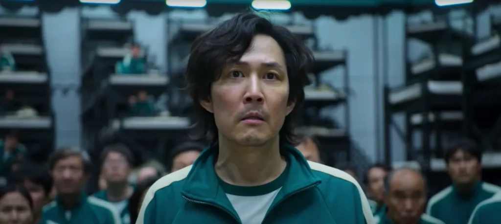 Lee Jung-jae in a still from Squid Games 