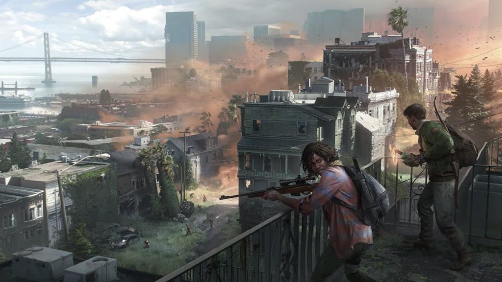 The Last of Us concep art of the multiplayer canceled game