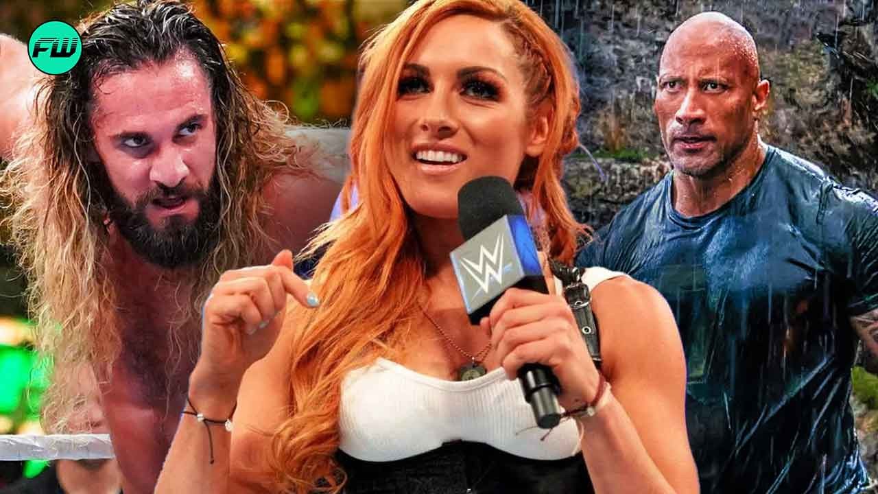 Becky Lynch Finds Herself in a Weird Spot Because of Dwayne Johnson's Heated Beef With Her Husband Seth Rollins