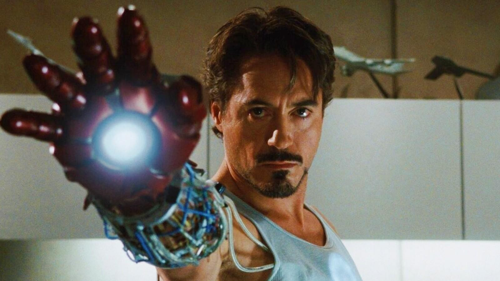 Robert Downey Jr as Iron Man 