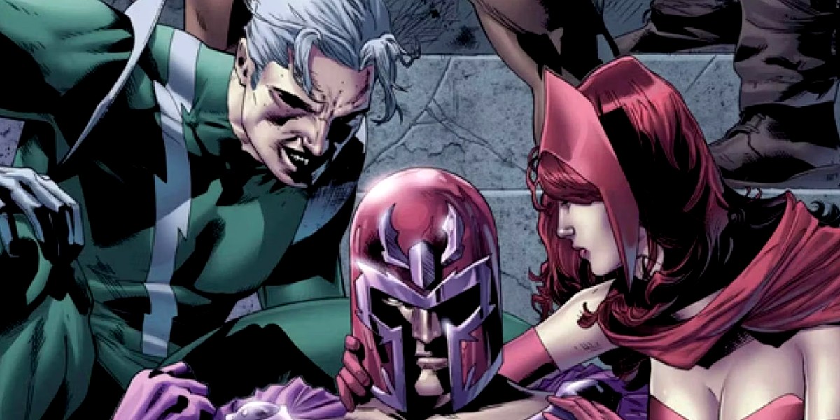 Quicksilver, Magneto, and Scarlet Witch