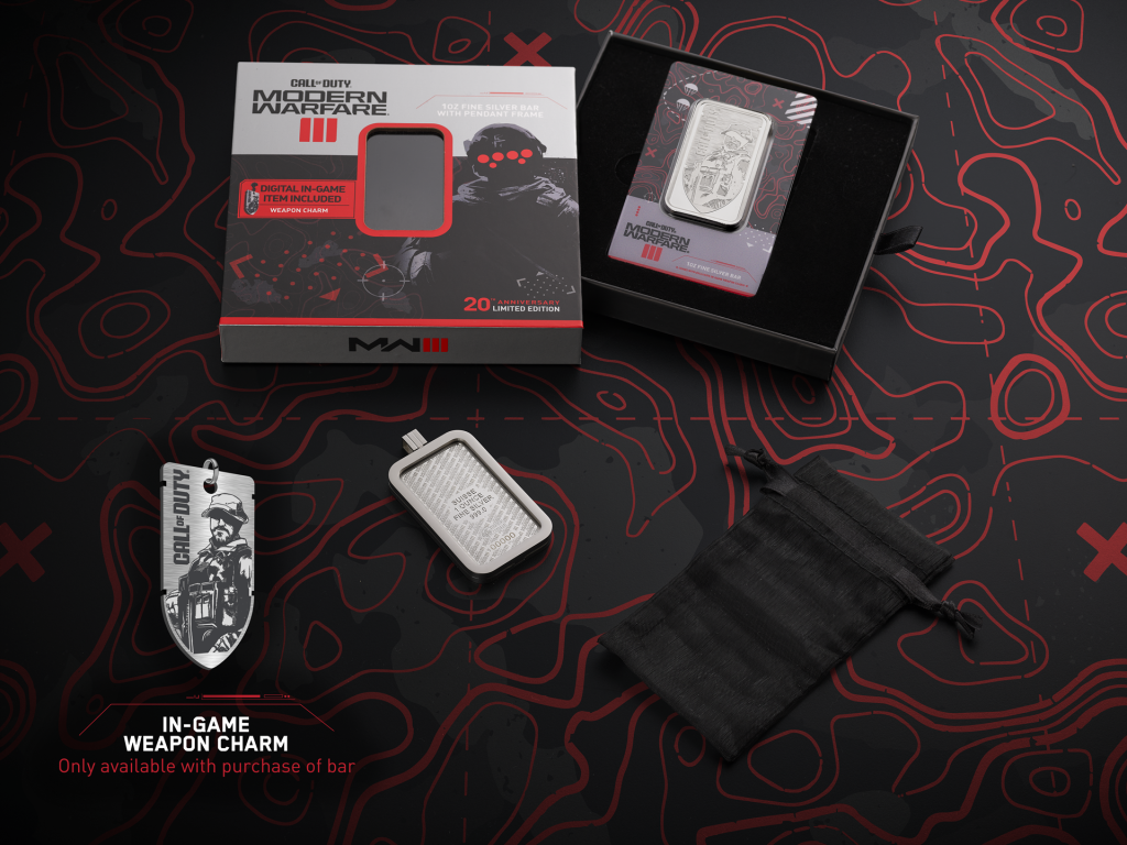 15,000 pieces of Captain Price Silver Bar will be minted for players and will cost $109.95 each.
