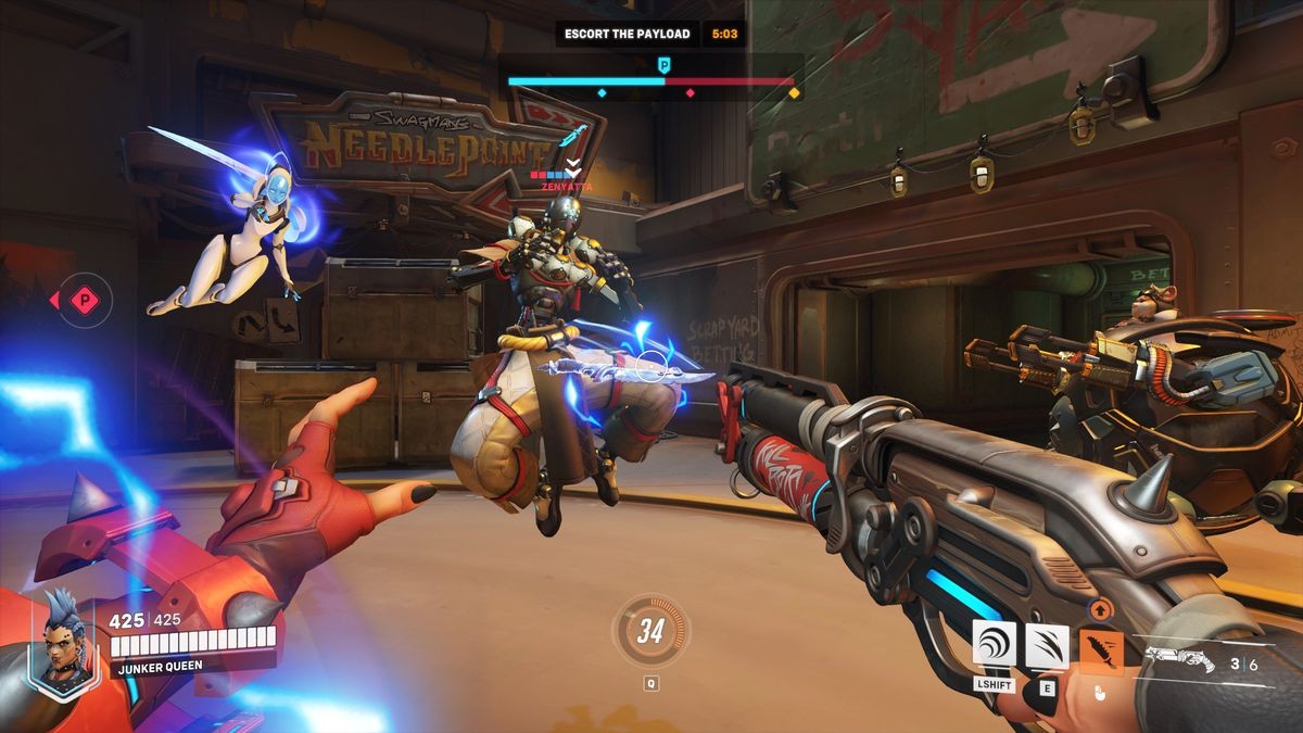 A still of gameplay from Overwatch 2 