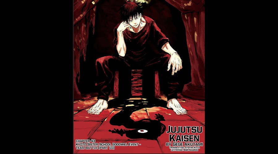 Jujutsu Kaisen Cover Page Featuring Megumi