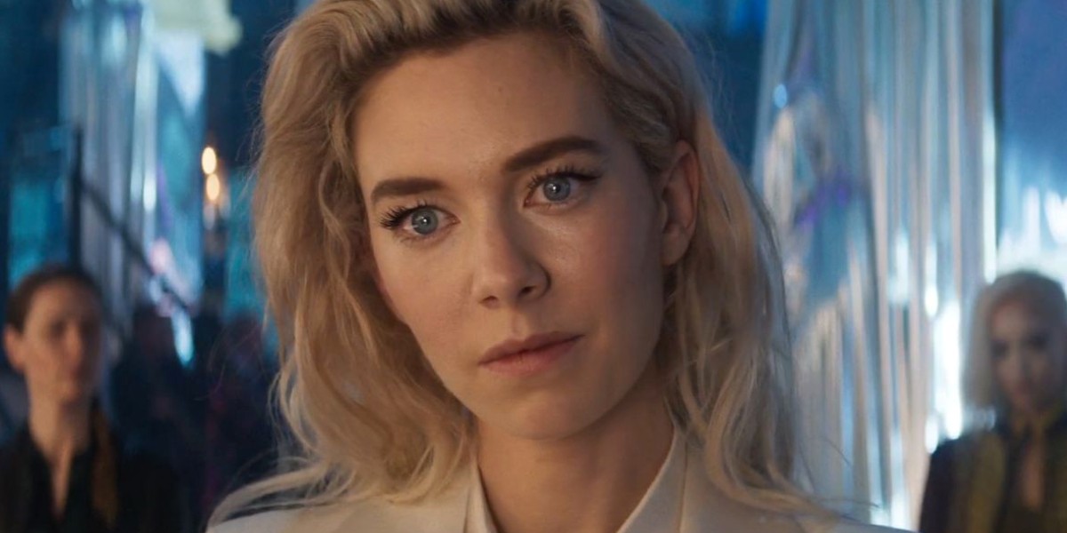 Vanessa Kirby as Alanna Mitsopolis, AKA White Widow, In Mission: Impossible – Dead Reckoning Part One
