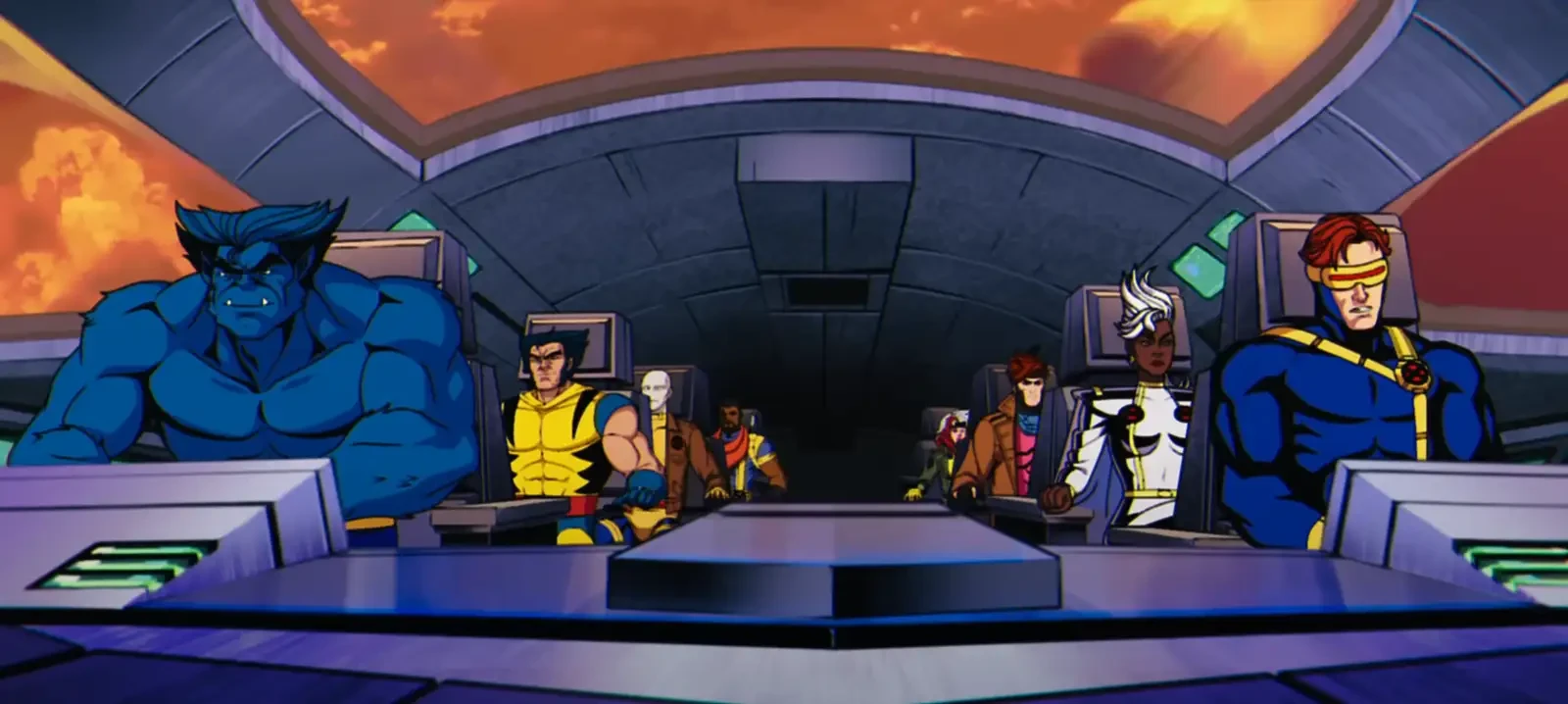A scene from Marvel's X-Men '97 