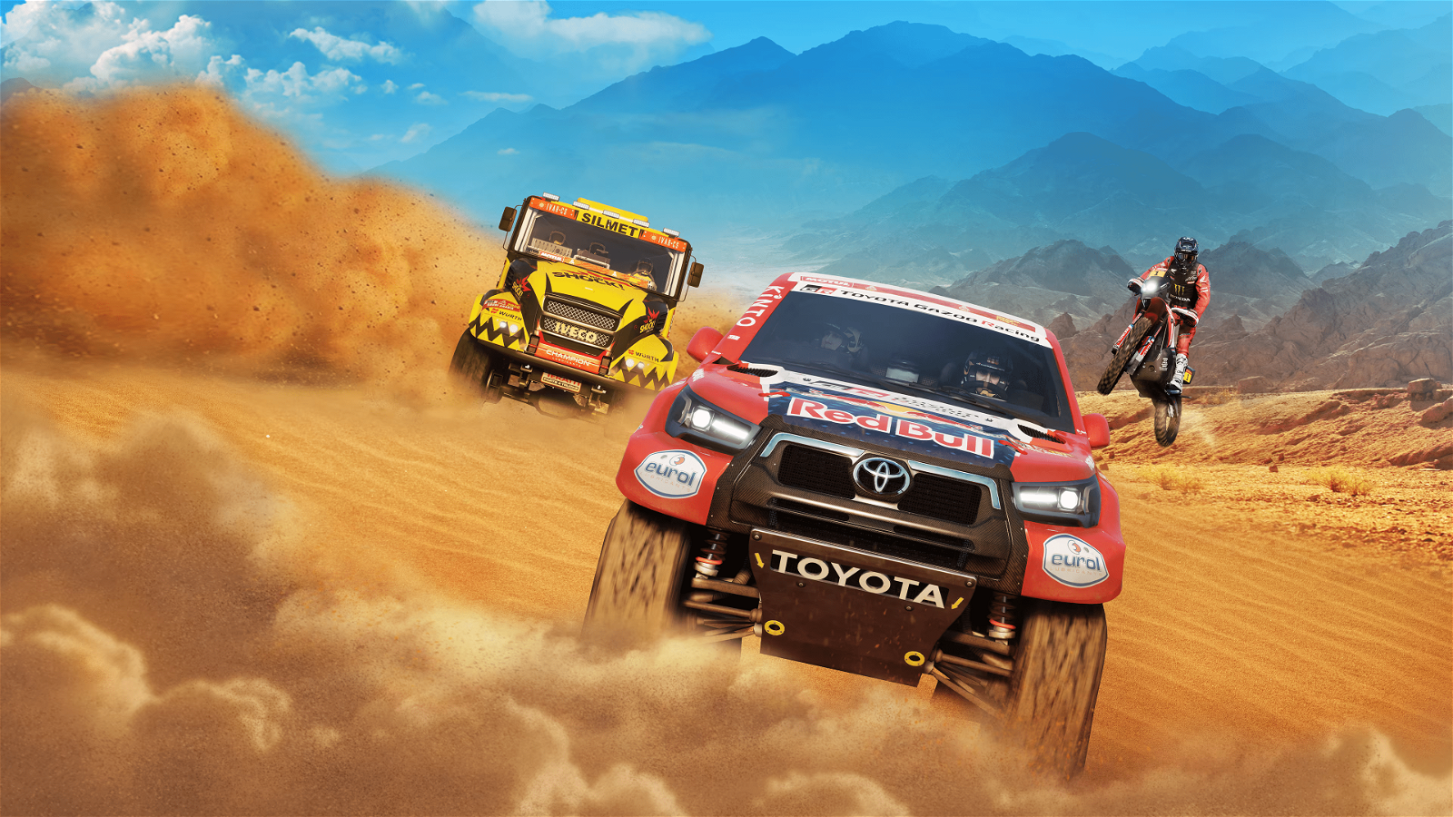 Enjoy a nail-biting race in Dakar Desert Rally while you wait