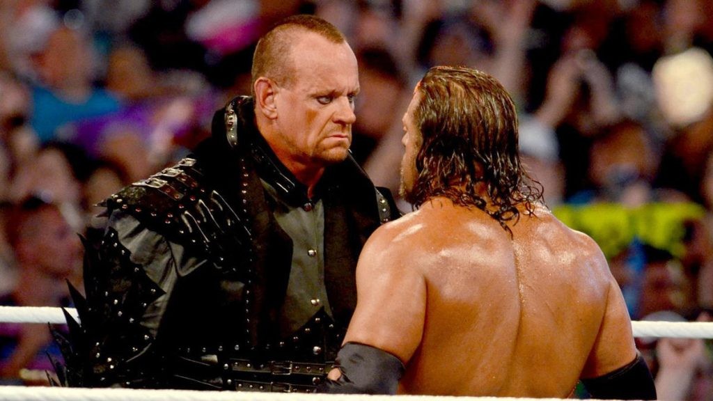 Undertaker defeated Triple H in Wrestlemania 28, in a memorable Hell in a Cell match.