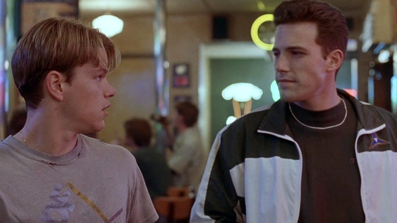 Matt Damon and Ben Affleck in Good Will Hunting (1997). Credit: Miramax