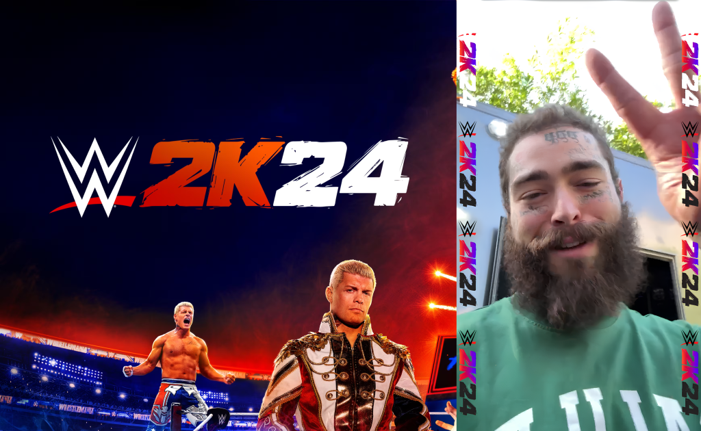Post Malone is the latest addition to 2K's WWE 2K24, releasing next month.