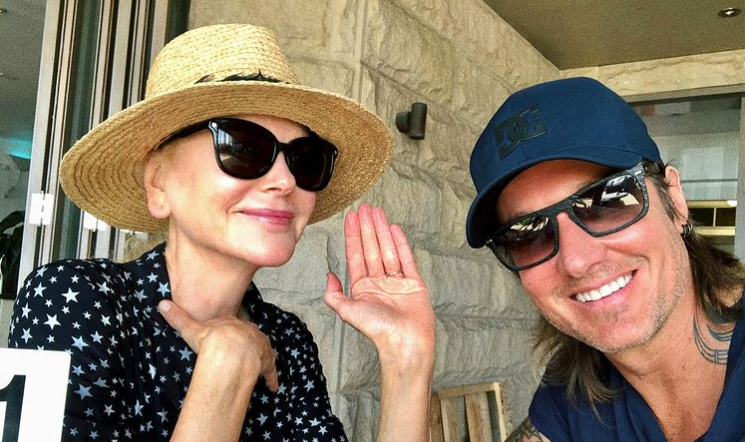 Nicole Kidman and Keith Urban (via Keith Urban's Instagram)