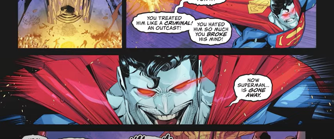 A panel from DC Comics' Action Comics #1062