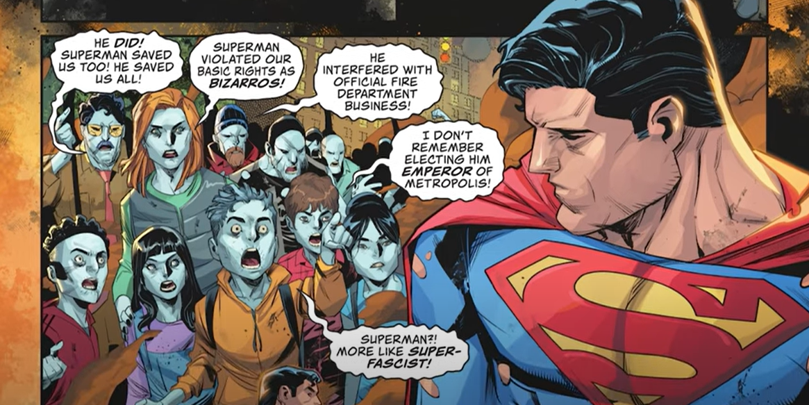 A panel from DC Comics' Action Comics #1062